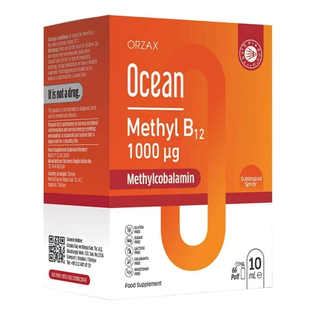Витамин B12, Ocean Methyl B12, 1000 мкг, 10 мл, Orzax: цены и характеристики