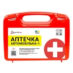 Аптечка автомобільна-1, 22 вкладення, пластиковий футляр, Poputchik: ціни та характеристики
