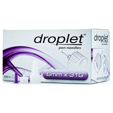 Ланцеты (иглы) Droplet (6 mm x 31 G), 10 шт.: цены и характеристики