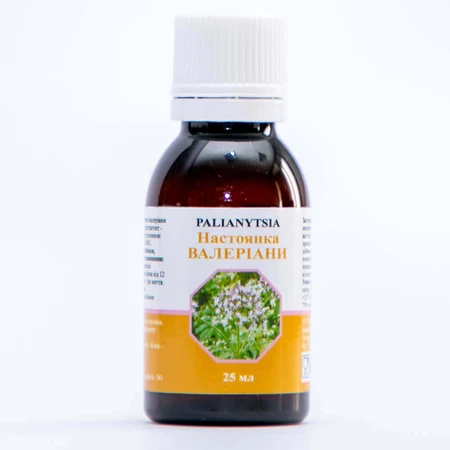 Настоянка валеріани, 25 мл, Palianytsia: ціни та характеристики