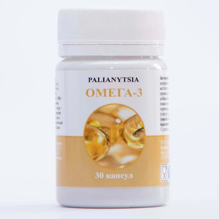 Омега-3, 30 капсул, Palianytsia: ціни та характеристики
