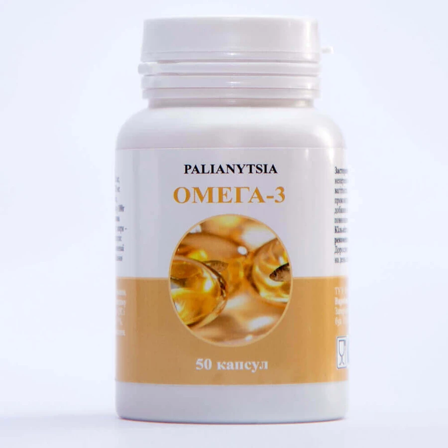Омега-3, 50 капсул, Palianytsia: ціни та характеристики