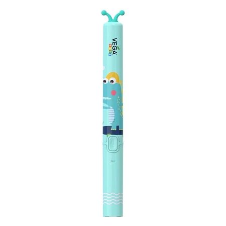 Електрична дитяча звукова зубна щітка Vega Kids VK-500B, бірюзова: ціни та характеристики