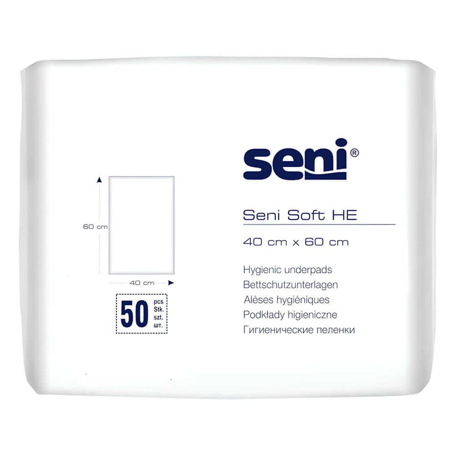 Гигиенические пеленки Seni Soft He, 40x60, 50 шт.: цены и характеристики
