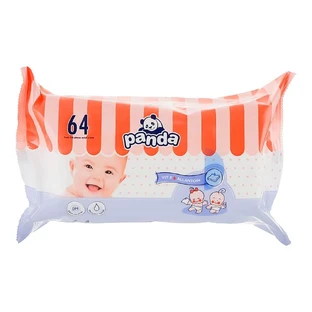 Влажные салфетки для детей Bella Baby Panda, 64 шт.