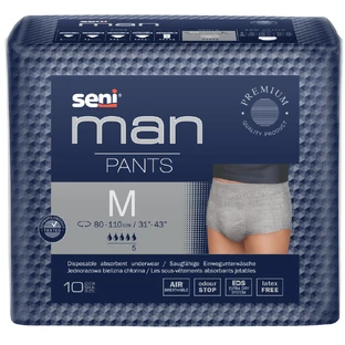 Впитывающие трусы для мужчин SENI MAN PANTS, 10 шт.,размер  M