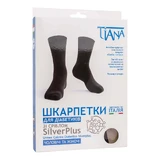 Носки для диабетиков с серебром SilverPlus, черные, Tiana 725-1
