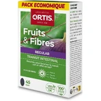 Ortis Fruits & Fibers Regular, 2 упаковки по 45 таблеток: ціни та характеристики
