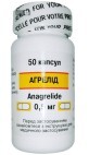 Агрелід капс. 0,5 мг фл. №50
