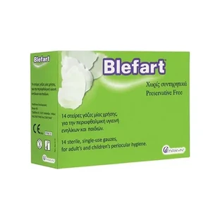 MAXYN Blefart — стерильные одноразовые марлевые салфетки, 14 шт.