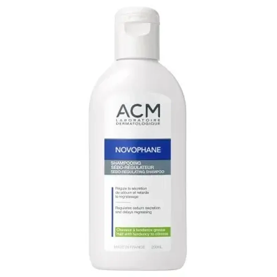 ACM Novophane Laboratory Шампунь, що регулює секрецію шкірного жиру, 200 мл: ціни та характеристики