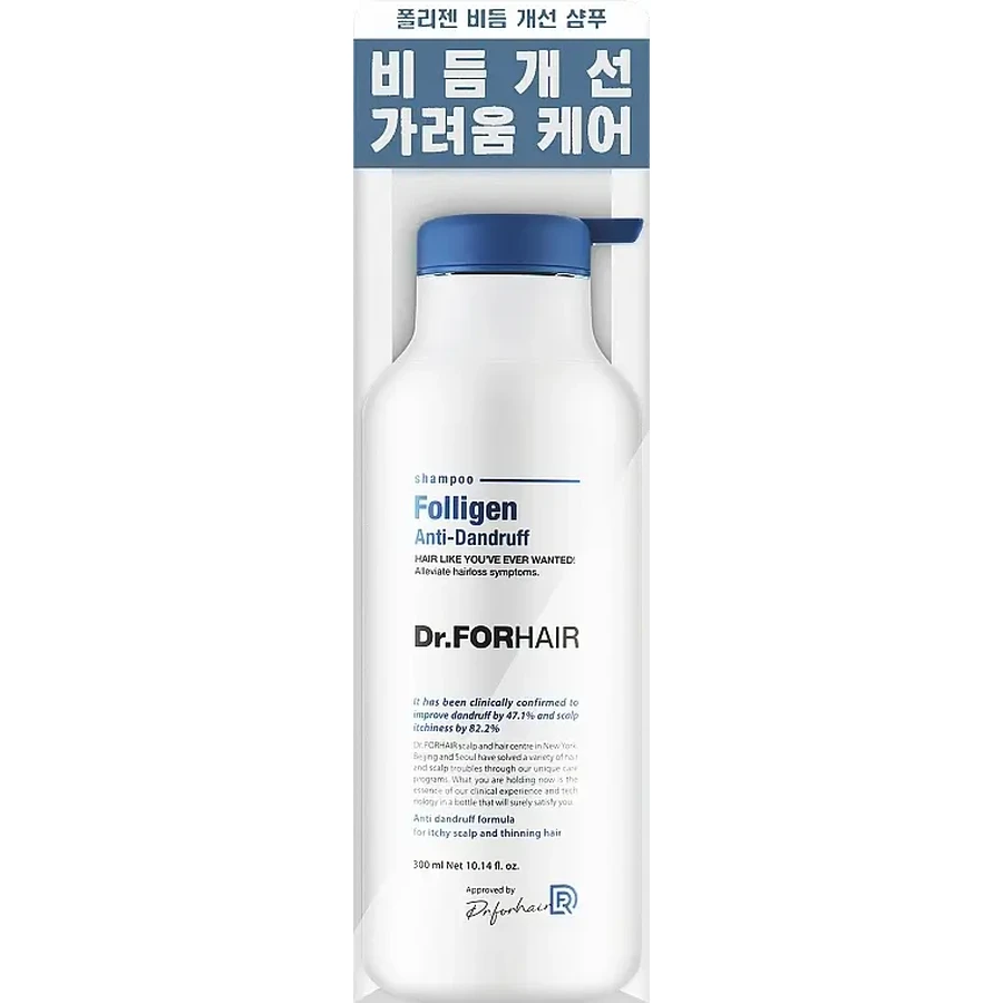 Dr.FORHAIR Folligen Шампунь против перхоти для ослабленных волос 300 мл: цены и характеристики