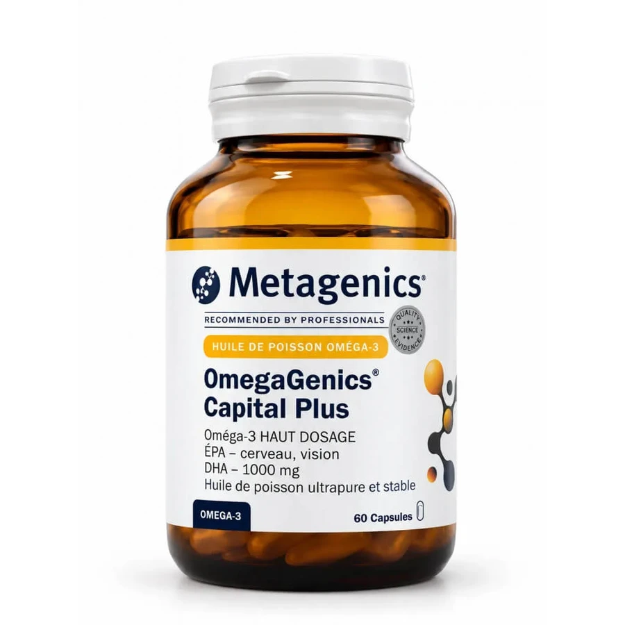 ОмегаДженікс Капітал Плюс Metagenics, OmegaGenics Capital Plus, 60 капсул: ціни та характеристики