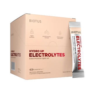 Электролиты Гидро Ап, Eloctrolytes Hydro Up, Biotus, 30 саше (213 г)