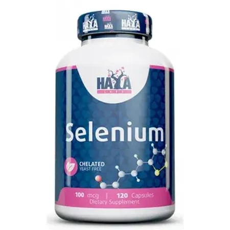 Хелатный селен Haya Labs Chelated Selenium, 100 мкг, капсулы, № 120: цены и характеристики