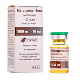 Метотрексат-тева р-р д/ин. 100 мг/мл фл. 10 мл