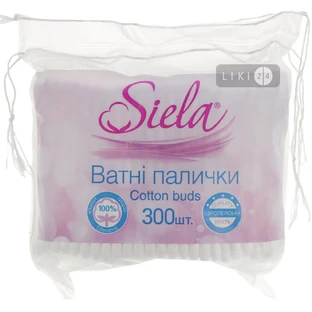 Ватні палички Siela 300 шт