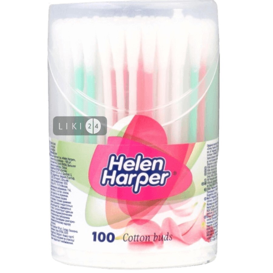Ватні палички Helen Harper 100 шт: ціни та характеристики
