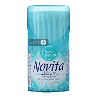 Ватяні палички Novita Delicate 50 шт в банці