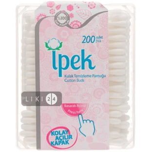 Палочки ватные Ipek 200 шт