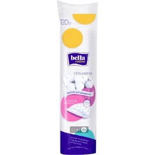 Ватные диски Bella Cotton круглые 120 шт