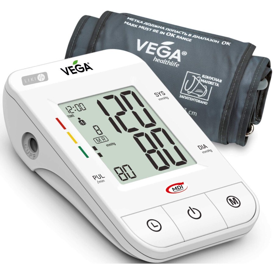 Вимірювач артеріального тиску автоматичний Vega VA-340: ціни та характеристики