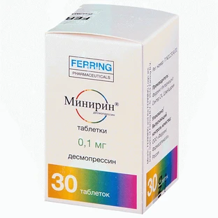 Мінірин табл. 0,1 мг фл. №30