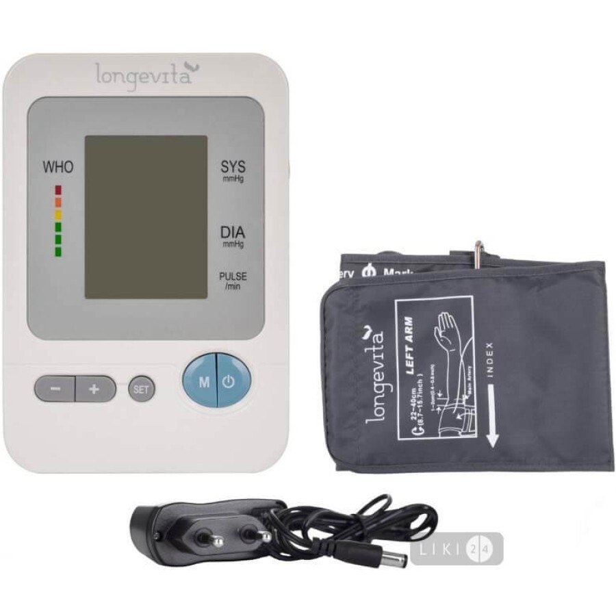 Вимірювач  артеріального тиску автоматичний Longevita BP-1304: ціни та характеристики