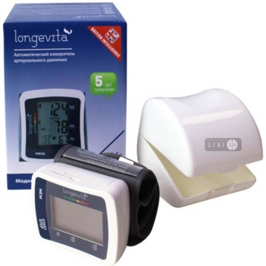 Вимірювач автоматичний артеріального тиску longevita BP-2206: ціни та характеристики