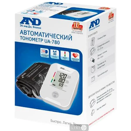 Вимірювач артеріального тиску та частоти пульса цифровий UA-780: ціни та характеристики