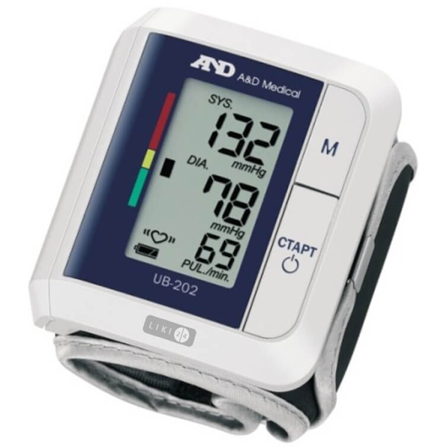 Измеритель артериального давления и частоты пульса цифровой UB-202: цены и характеристики