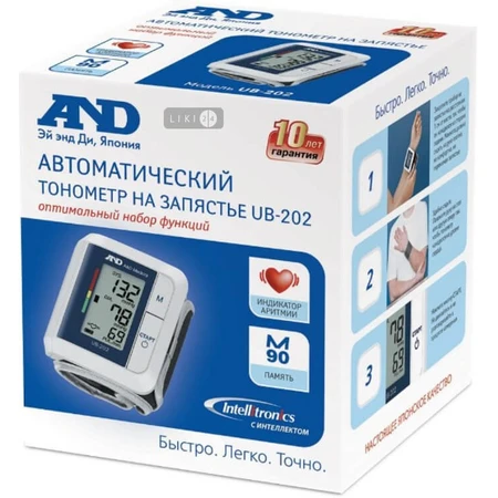 Измеритель артериального давления и частоты пульса цифровой UB-202: цены и характеристики