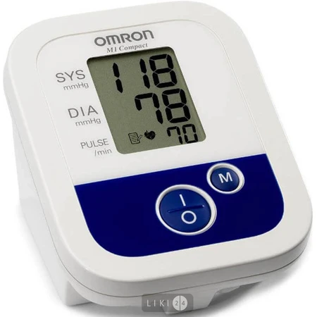 Вимірювач електронний артеріального тиску Omron M1 Compact (HEM-4022-E): ціни та характеристики