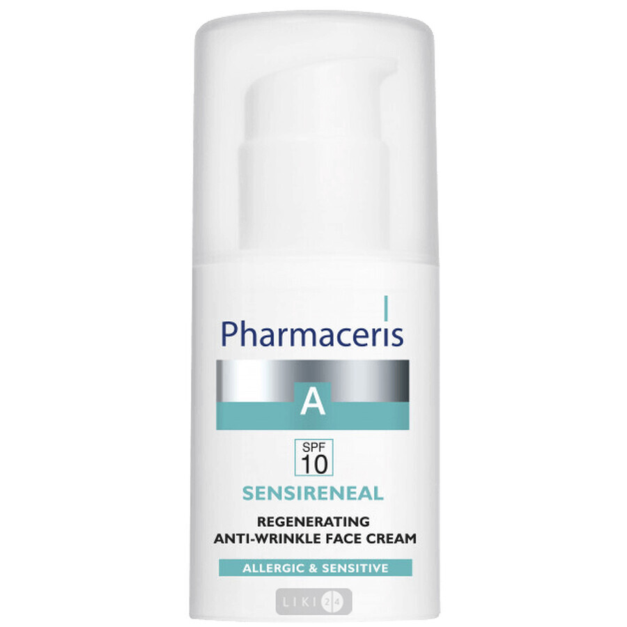 Крем для обличчя Pharmaceris A Sensireneal SPF10 Відновлюючий противозморшковий, 30 мл: ціни та характеристики