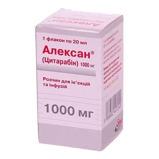 Алексан р-р д/ин. и инф. 1000 мг фл. 20 мл