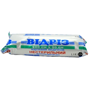 Відріз марлевий Калита медичний, 500 см х 90 см