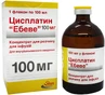 Цисплатин Эбеве 100 мг концентрат для раствора для инфузий флакон, 100 мл