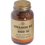 Вітамін D3 Solgar капсули, 600 МО №120: ціни та характеристики
