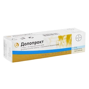 Долопрокт крем ректал. туба 15 г
