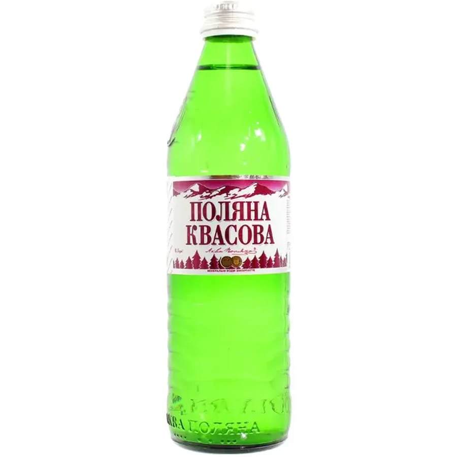 Вода минеральная Поляна Квасова питьевая лечебно-столовая 0.5 л бутылка стеклянная: цены и характеристики