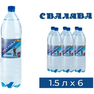 Вода минеральная Свалява 1.5 л бутылка П/Э 6 шт