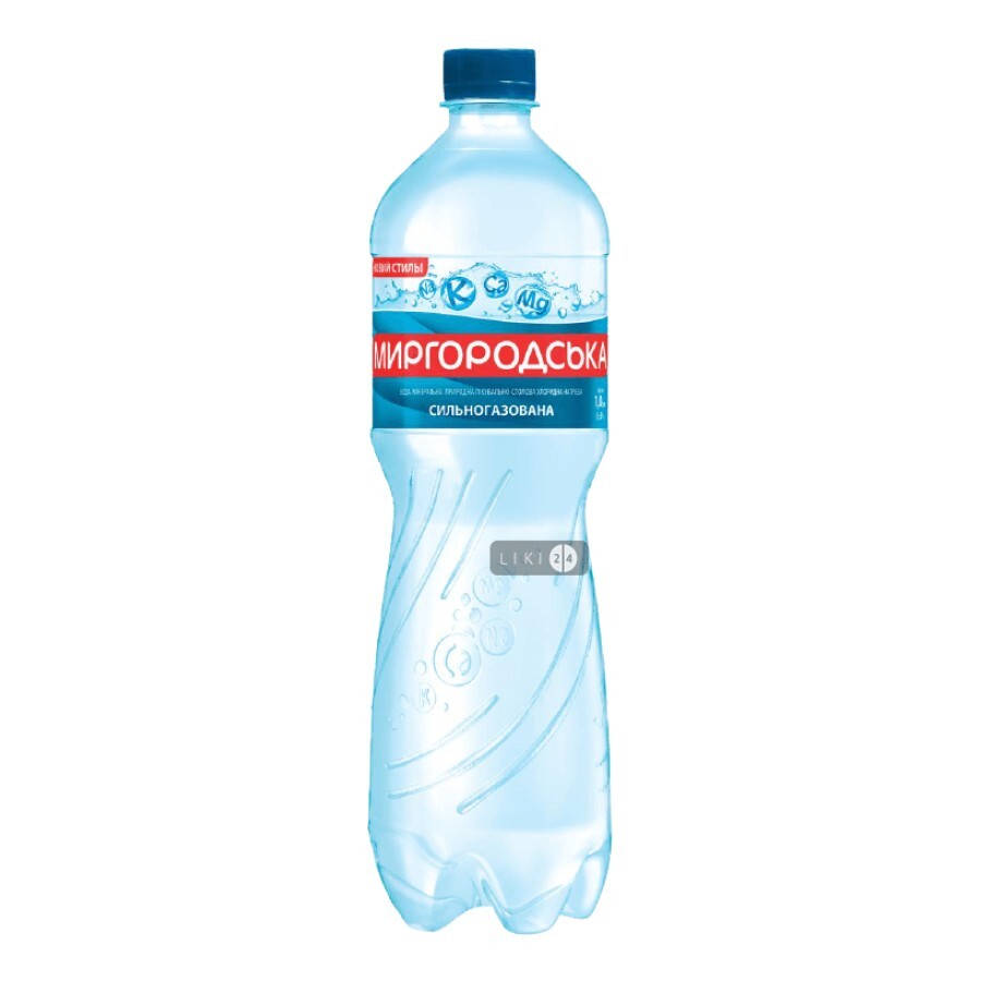 Вода мінеральна Миргородська лікувально-столова 1 л пляшка П/Е: ціни та характеристики