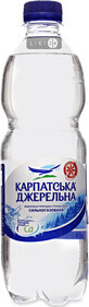 Вода минеральная Карпатська Джерельна природная столовая газированная 0.5 л