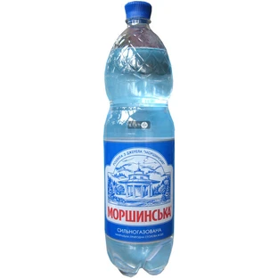 Вода минеральная природная столовая "моршинская" 0,5 л, сильногазированная