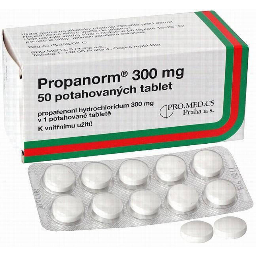 Пропанорм таблетки п/о 300 мг №50