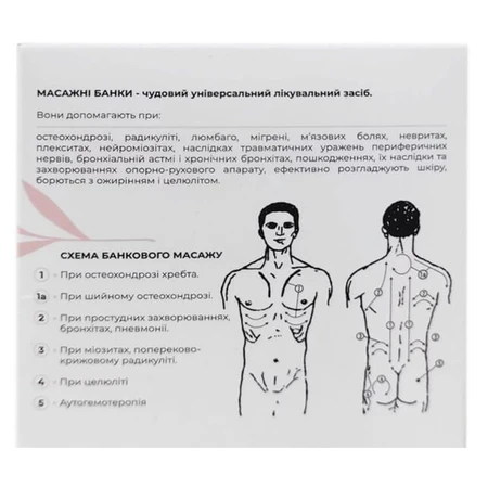 Банки для массажа полимерные Чудесник БМП-20, БМП-35, БМП-70 набор №6: цены и характеристики