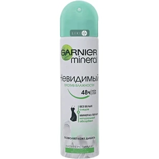 Антиперспирант Garnier Mineral Невидимый против влажности спрей 150 мл