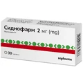 Сиднофарм 2 мг таблетки, №30