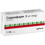 Сиднофарм 2 мг таблетки, №30: ціни та характеристики