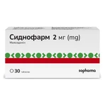Сиднофарм 2 мг таблетки, №30: ціни та характеристики